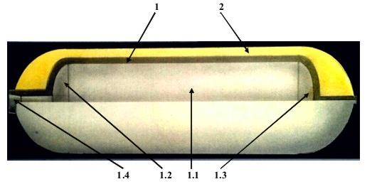 Design of metal-plastic container for accumulation